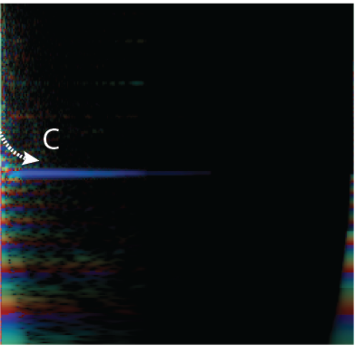 CQT spectrogram of note generated by Wavenet
